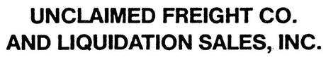Unclaimed Freight Company & Liquidation Sales