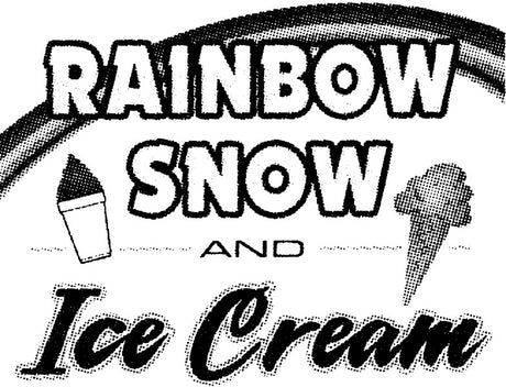 Rainbow Snow & Ice Cream